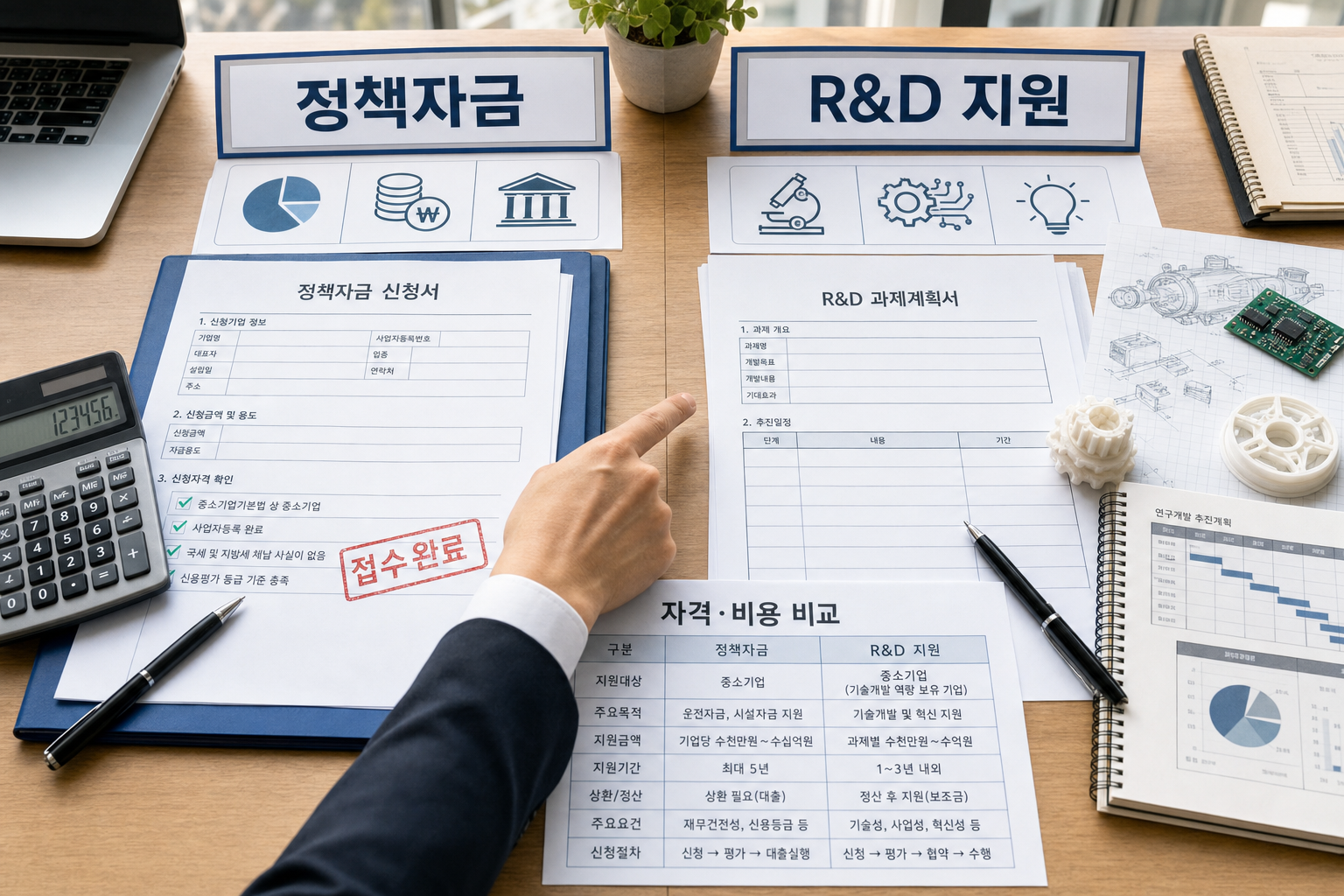 중소기업 경영지원사업 종류와 신청 자격 비교
