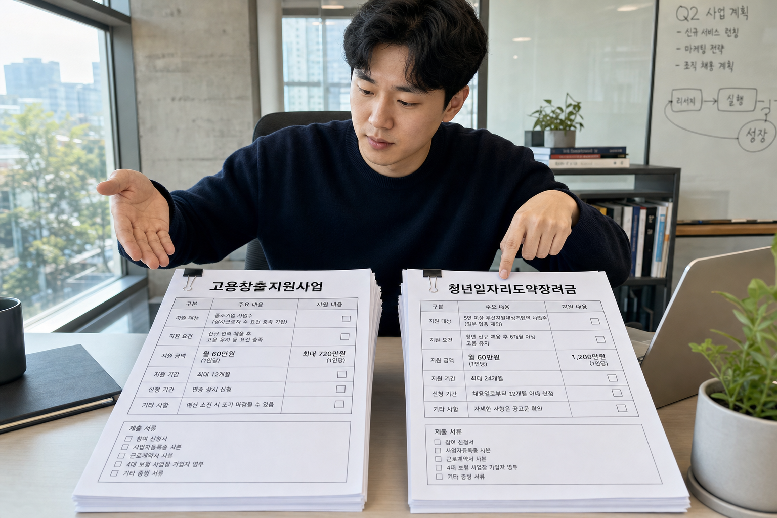 초기창업기업 채용 인건비 지원 종류별 비교와 선택 기준