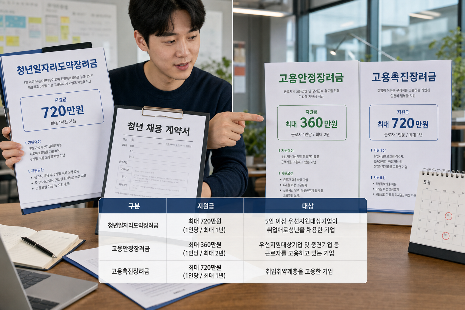 창업기업 근로자 채용 지원 혜택 비교와 신청 시기